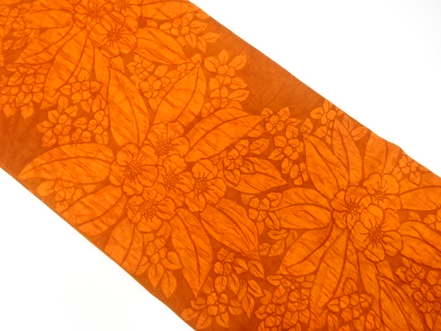 JAPANESE FUKURO OBI / MATELASSE / WOVEN FLOWER